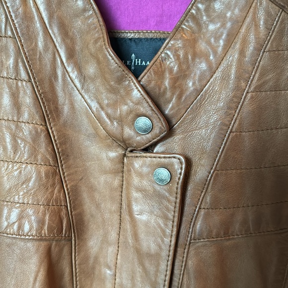 Cole Haan Leather Women’s Jacket - Picture 6 of 8